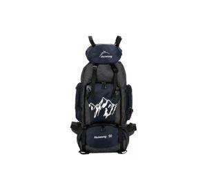 Mochila 90L para camping color negro