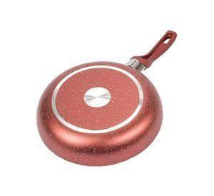 Sarten De Cocina Antiadherente 26cm Rojo Mango De Silicona
