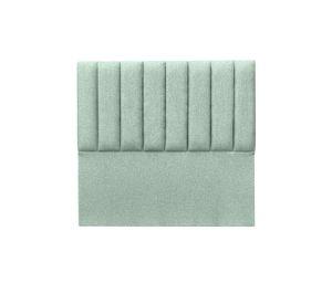 Respaldo de Cama Tubular Vertical Lino Verde Jeans - 1.5 Plaza