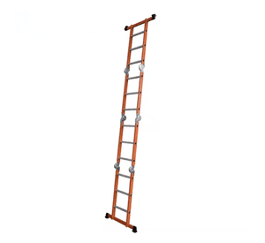 Escalera multipropósito plegable ultra resistente 4x3 3.4 Mtrs