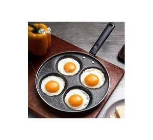 Sartén de huevos con 4 divisiones para mayor rapidez