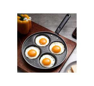 Sartén de huevos con 4 divisiones para mayor rapidez