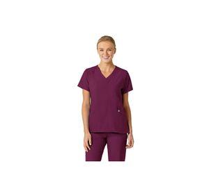 POLERA CLÍNICA MUJER WONDERWINK 6155 WINE