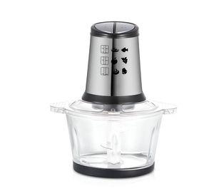Procesador Alimentos 2L Picadora Carne Acero Inoxidable Lau