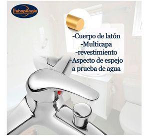 Llave Monomando Tina Ducha Cromada Plateado Brillante