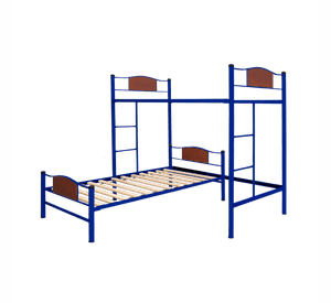 Cama alta + cama baja child 1 plaza azul