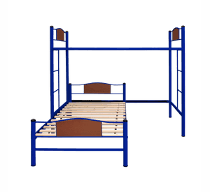 Cama alta + cama baja child 1 plaza azul