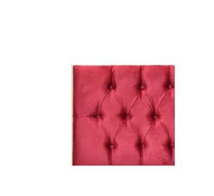 Respaldo Elegante King Capitone 180x60 CM Burdeo Felpa