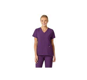 POLERA CLÍNICA MUJER WONDERWINK 6155 EGGPLANT