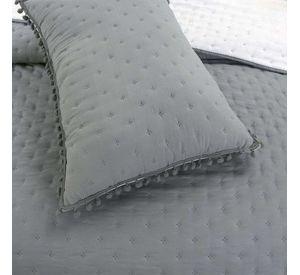 Cubrecama Y Fundas Con Pompon Dos Plazas Dormitorio 2