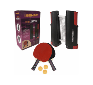 Set Ping Pong Instant Sensei®: Red + 2 Paletas + 3 Pelotas