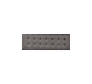 Respaldo Elegante Super King Capitone 200x60 CM Gris Claro Lino Botones