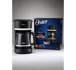 Cafetera de goteo Oster® de 12 tazas, programable, con filtro reutilizable, Negro, BVSTDCP121B