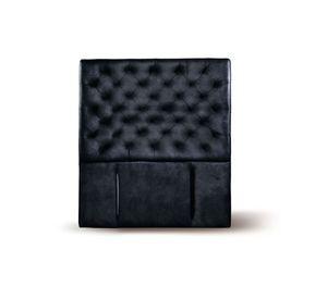 RESPALDO BRESCIA CUERO NEGRO 1 1/2 PZA