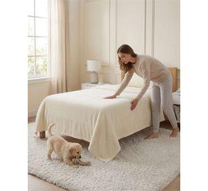 Sábanas Térmicas de polar Esponjosa 1.5 Plazas Tacto Suave beige