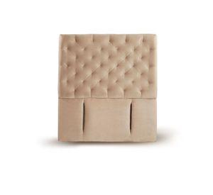 RESPALDO BRESCIA TELA BEIGE 1 1/2 PZA