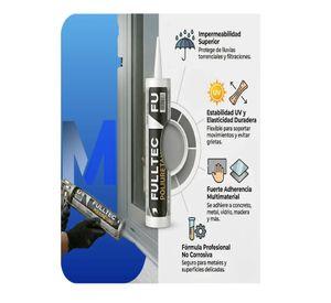 Sellador Poliuretano Gris Fulltec 600ml Pu40 Construccion