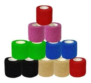Pack 12 Venda Autoadherente Compatible Coban 5cm X 4.5mt