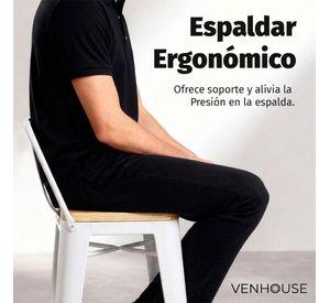 Taburete Tolix Blanco De Madera 66cm Con Respaldo Venhoouse
