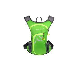 Mochila outdoor trekking + bolsa de agua color verde