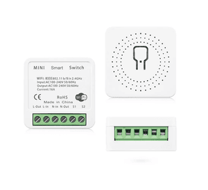 Modulo Interruptor o Enchufe Wifi Vhome Mini 16A 924 Compatible Alexa Google