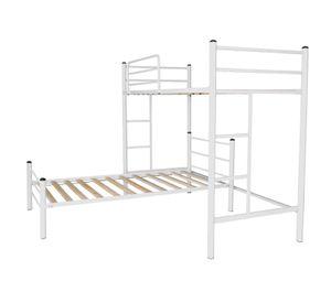 Cama Alta + Cama Baja 1 Plaza Plata