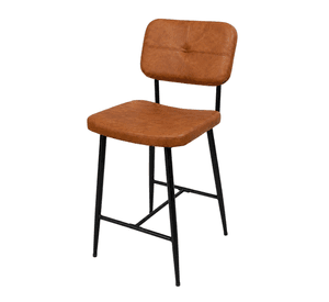Taburete Florencia Piso De Bar O Terraza 66cm Marrón