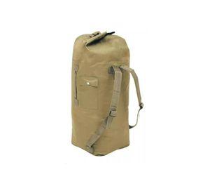 Bolso saco ropero táctico militar camping 90L color café