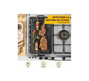 Plancha Parrilla Grill Reversible Hierro Fundido Cocina 45cm