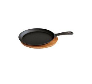 SARTEN IRON CAST BASE MADERA WAYU