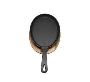 SARTEN IRON CAST BASE MADERA WAYU