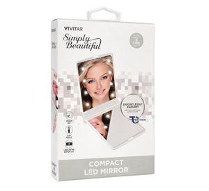 Espejo Compacto Plegable Vivitar MR350 8 Led
