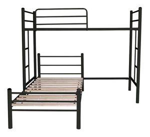 Cama Alta + Cama Baja 1.5 Negro