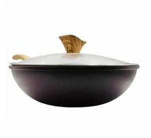 WOK STONE CON TAPA 30CM