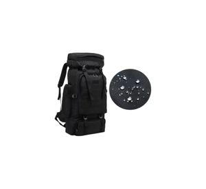 Mochila de campaña 80L color negro