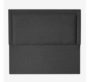 Respaldo de Cama Flat Frame Vivo Lino Grafito - 1.5 Plaza