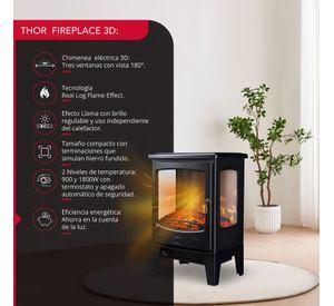 Chimenea Electrica Thor Fireplace 3d Calefaccion Dise o Deco