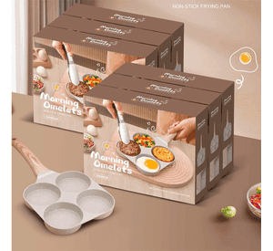 Sartén Antiadherente De Cuatro Divisiones Para Huevos Fritos
