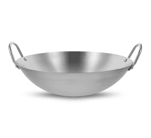 Wok disco tradicional chino de 45cm Acero Inoxidable