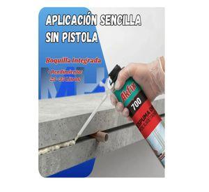 Caja 12 Unid Sellador Espuma Poliuretano Akfix 700 500ml