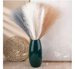 Set 2 Tallos Artificiales Decoración Esponjosa Bohemia Jhn