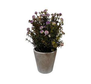 Macetero Planta Artificial Flores Maceta Decorativa Centro L