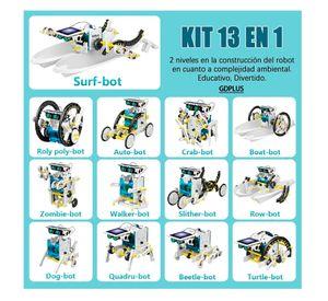 Robot Solar 13 En 1 Educativo Stem Robotica Didactico Niños