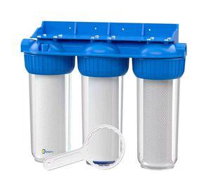 Filtro De Agua 3 Etapas Purificador 10 Pulgadas 5 Micras