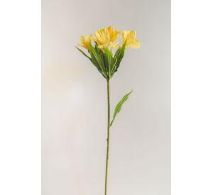 Astromelia Amarilla Flor Artificial by Le Bouquet 60 cm
