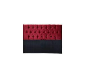 Respaldo Super King Piso Capitone Premiun 200x140 CM Rojo Felpa