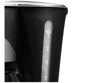Cafetera Electrica Con Jarra De Vidrio 800W Negra TH-130 Thomas