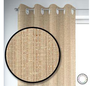 SET DE CORTINAS HOGAR 2 PAÑOS DE 140 X 220 CM BEIGE