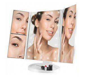 Espejo Plegable Vivitar Aumento 1x2x3x 22 Led MR1307