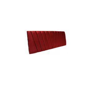 Respaldo Moderno Lineal En V 2 Plazas 150x60 CM Burdeo Felpa